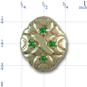 r9624 Emerald Bracelet Slide 